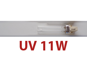 UV 11W loại bỏ các vi sinh vật như virus, vi khuẩn, nấm mốc và các tạp chất trong nước